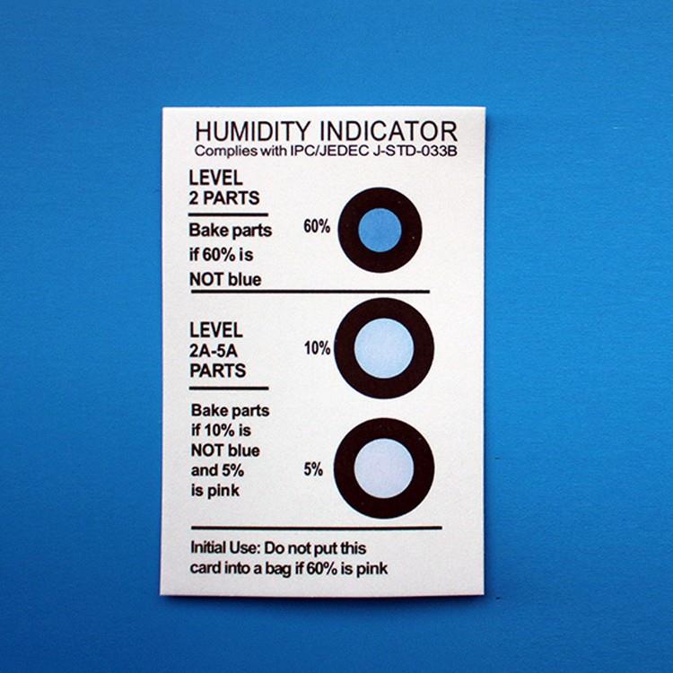 Moisture-Sensitive Chemical Humidity Indicator Strips