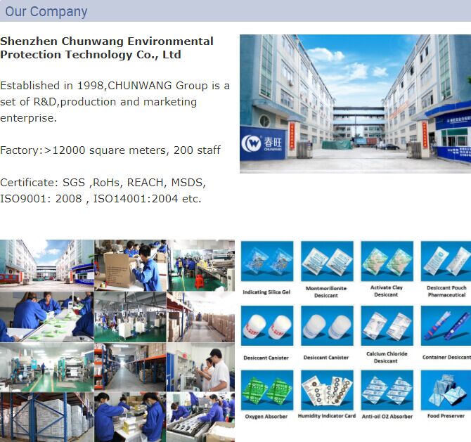 Low cost cargo desiccant care for ocean shipment Low cost cargo desiccant care for ocean shipment