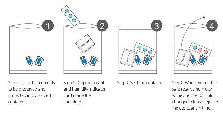 Humidity Indicator Card with level 5% 10% 60% Humidity Indicator Card with level 5% 10% 60%