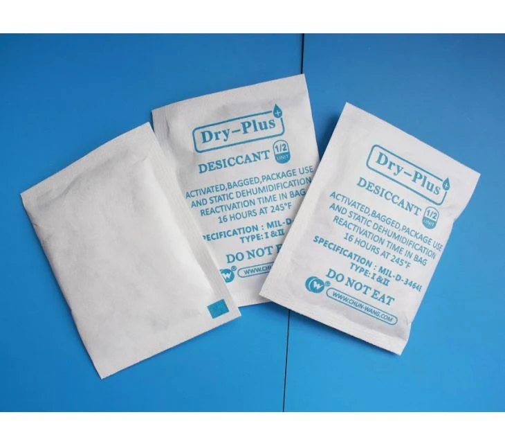 China Manufacturer Natural Safe Msds 1 Unit Tyvek Clay Desiccant Packs