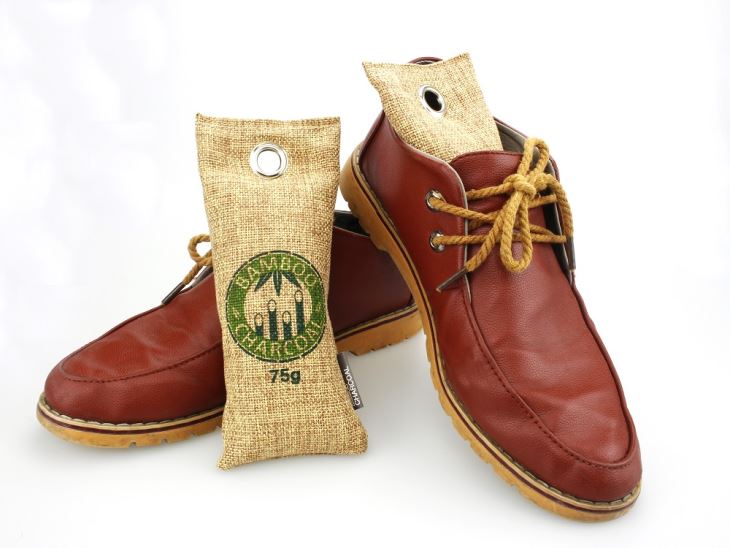 Moso Natural Air Purifying Bag Charcoal Shoe Deodorizer