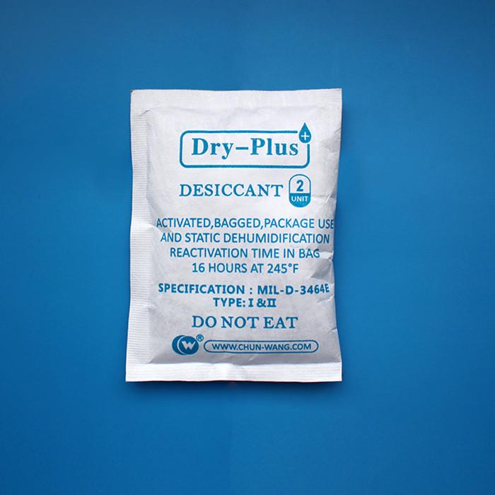 Montmorillonite Clay Desiccant Tyvek Paper