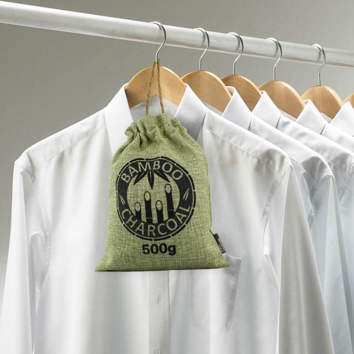 Rope Shape And Stocked Feature Air Purifying Bag