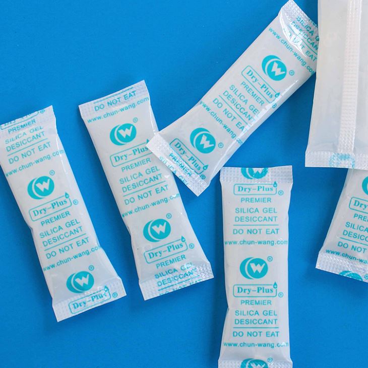 White PE Film Silica Gel Desiccant Sachets