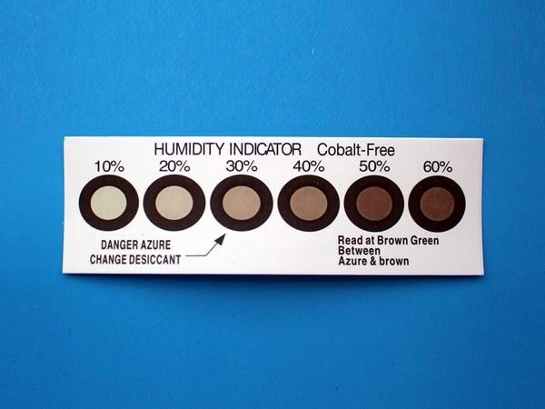 Humidity Indicator Cards Used In Medical Environment